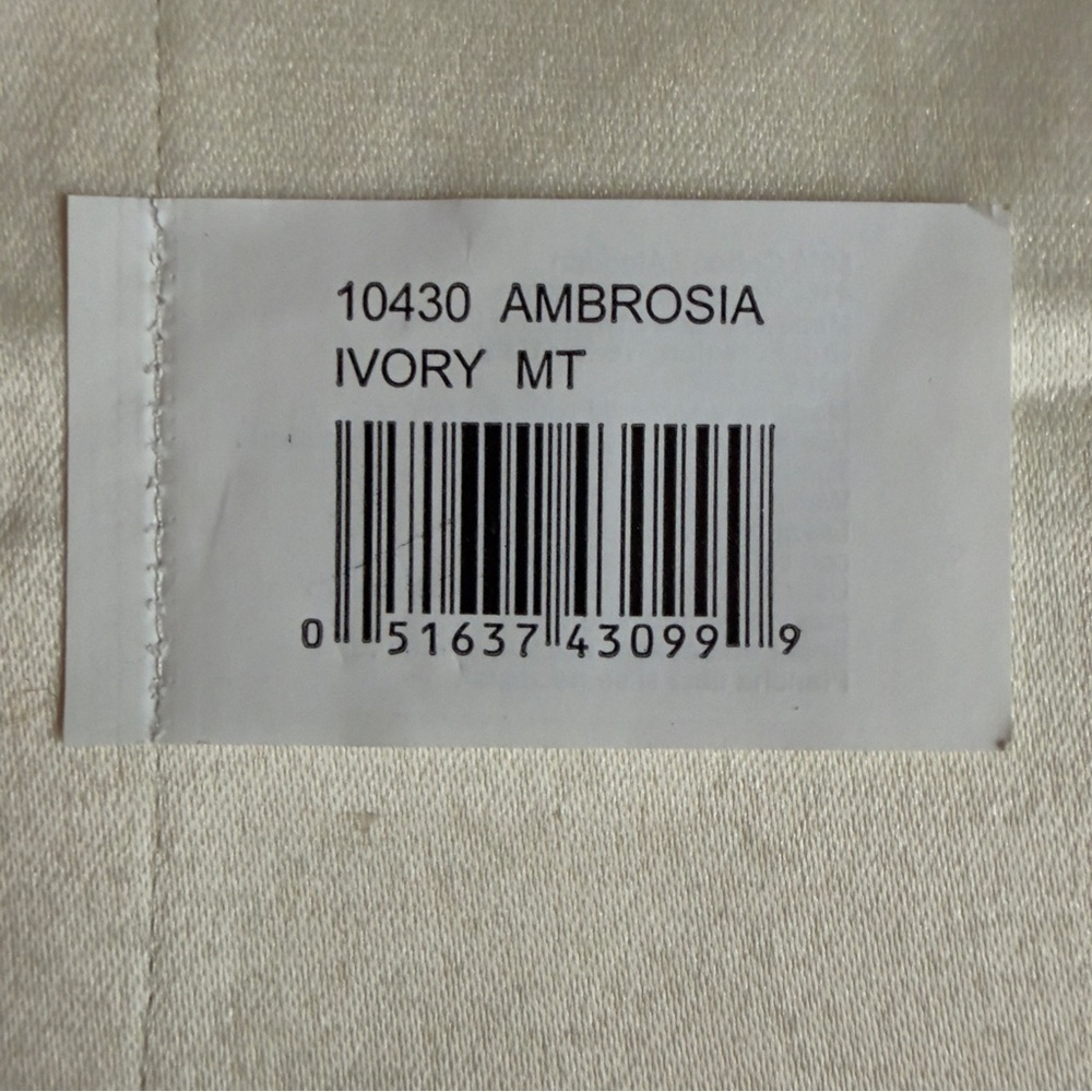 Bed Bath & Beyond Placemats Set Of 12 Ambrosia Textured In Linen And Ivory - Picture 10 of 12